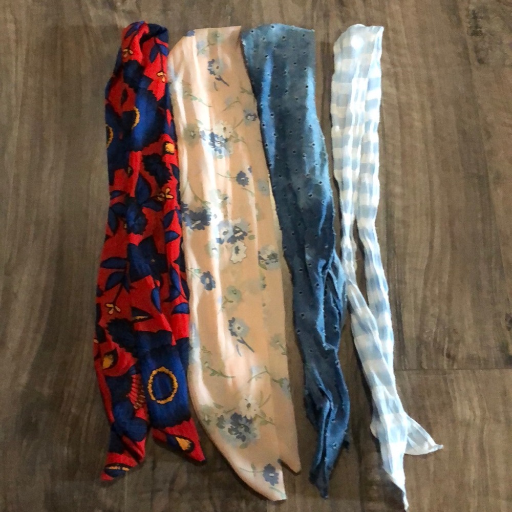 Set of hair scarves
